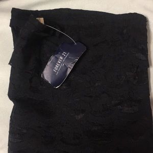 Forever 21 Black Ruffle Dress